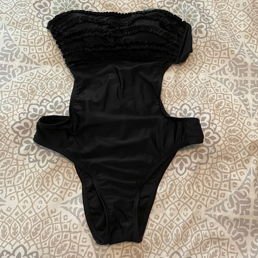 NWT Sun & Shade Black Bathing Suit